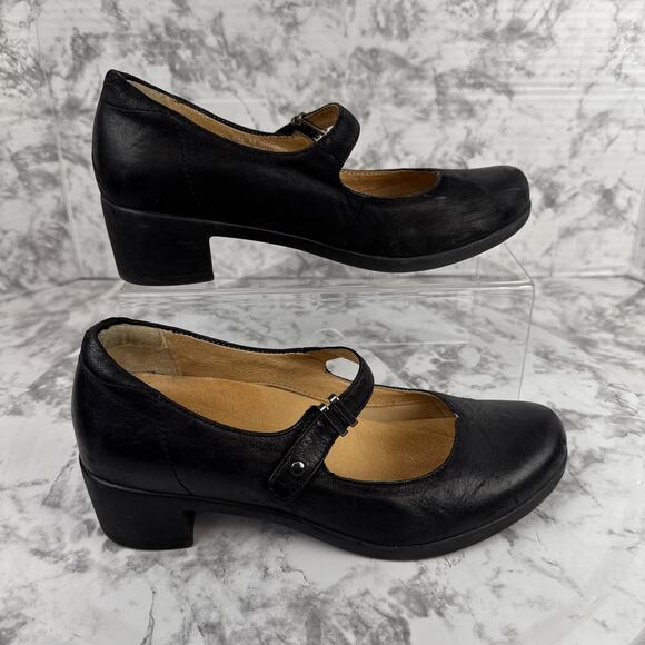 Dansko Callista Burnished Nubuck Leather Mary Jane Shoes Size 38 US 8 Minimal - Picture 3 of 7
